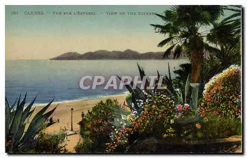 Cartes postales Cannes vue sur l'Esterel