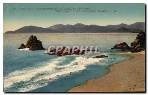 Cartes postales Cannes les Rochers de la Bocca et l'Esterel