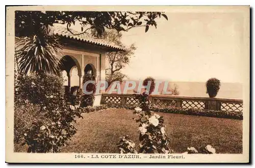 Cartes postales La Cote d'Azur jardin Fleuri