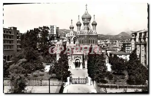 Ansichtskarte AK La Cote d'Azur Nice l'eglise Orthodoxe Russie Russia