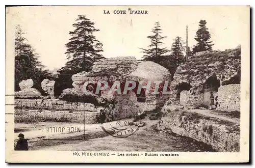 Ansichtskarte AK La Cote d'Azur Nice Cimiez les Arenes Ruines Romaines