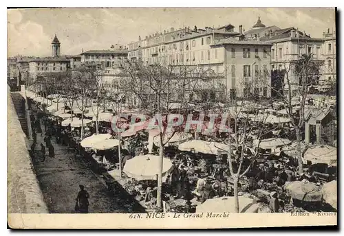 Cartes postales Nice le Grand Marche