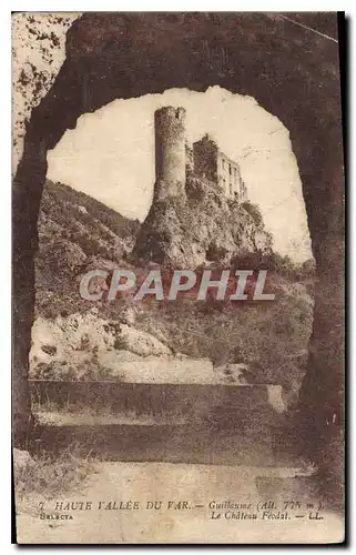 Cartes postales Haut Vallee du Var Guillaume le chateau Feodal