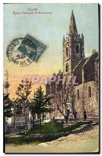 Cartes postales Salon Eglise Collegiale de St Laurent