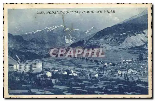 Cartes postales Modane Loutraz et Modane Ville