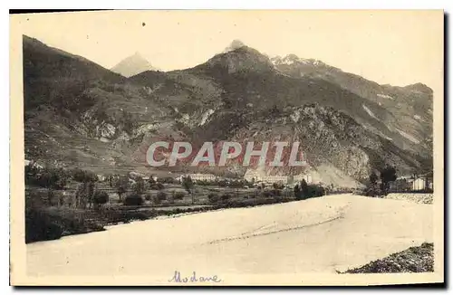 Cartes postales Modane vue sur l'Arc et le Quartier de Loutroy