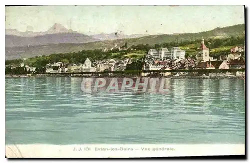 Cartes postales Evian les Bains vue generale