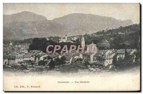 Cartes postales Chambery vue generale