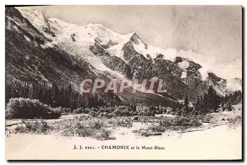 Cartes postales Chamonix et le Mont Blanc