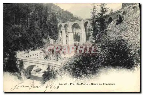 Ansichtskarte AK Pont Ste Marie route de Chamonix