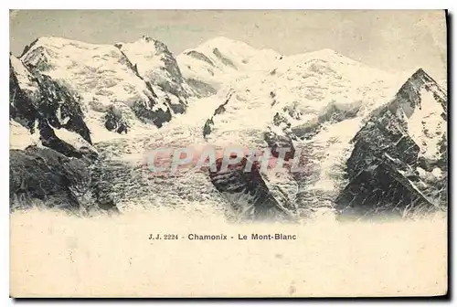 Cartes postales Chamonix le Mont Blanc