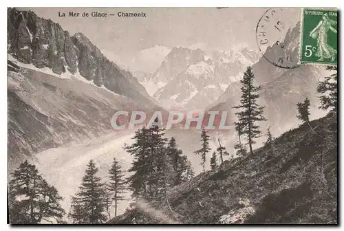 Cartes postales La Mer de Glace Chamonix