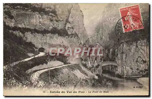 Cartes postales Entree du Val du Fier le Pont de Matz