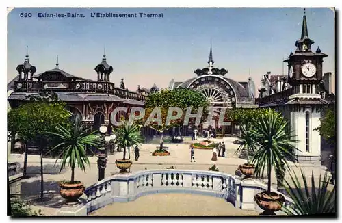 Cartes postales Evian les Bains l'Etablissement Thermal