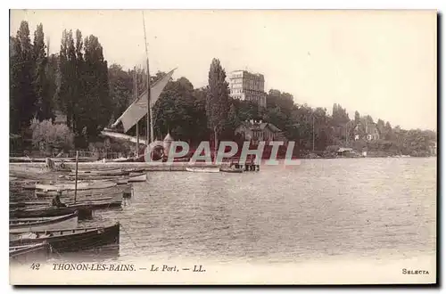 Cartes postales Thonon les Bains le Port