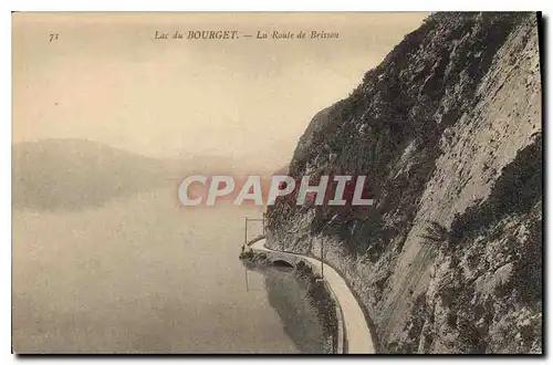 Cartes postales Lac du Bourget la Route de Brisson