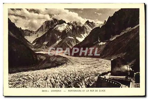 Cartes postales Chamonix Montenvers et la Mer de Glace