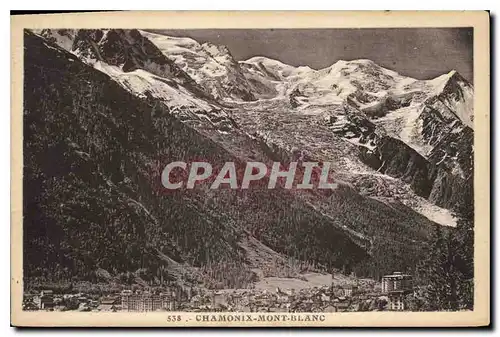 Cartes postales Chamonix Mont Blanc