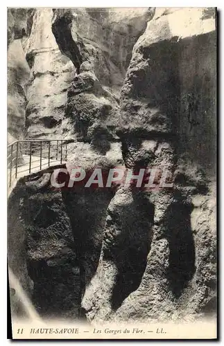 Ansichtskarte AK Haute Savoie les Gorges du Fier