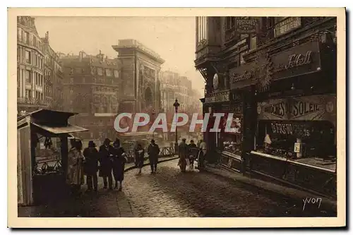 Ansichtskarte AK Paris en Flanant La Porte Saint Maria vue de la Rue de la Lune Brioches du Soleil