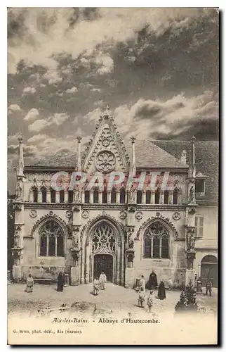 Cartes postales Aix les Bains Abbaye d'Hautecombe