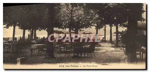 Cartes postales Aix les Bains Le Petit Port