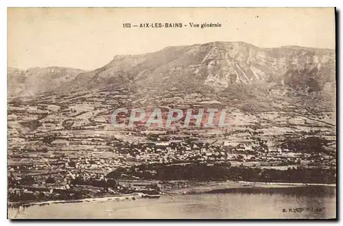 Cartes postales Aix les Bains Vue generale