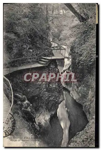 Ansichtskarte AK Environs d'Aix les Bains Gorges du Siarras