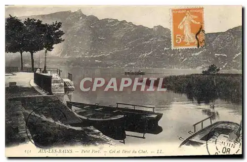 Cartes postales Aix les Bains Petit Port Col et Dent du Chat