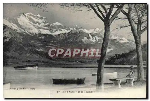 Cartes postales Lac d'Annecy et la Tournette