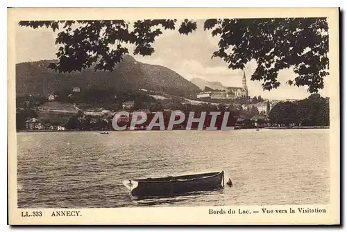 Cartes postales Annecy Bords du Lac Vue vers la Visitation