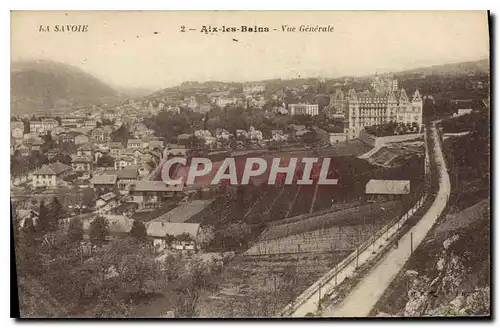 Cartes postales Aix les Bains Vue generale