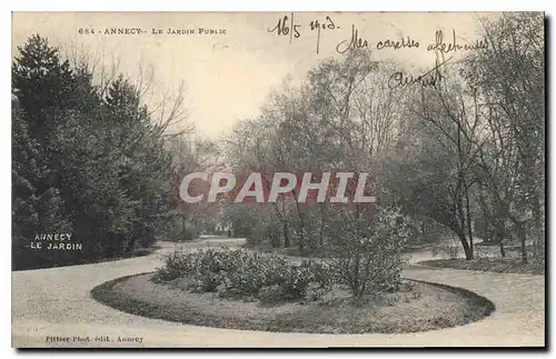 Cartes postales Annecy Le Jardin Public