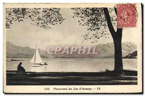 Cartes postales Panorama du Lac d'Annecy