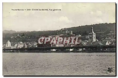 Cartes postales Haute Savoie Evian les Bains Vue generale