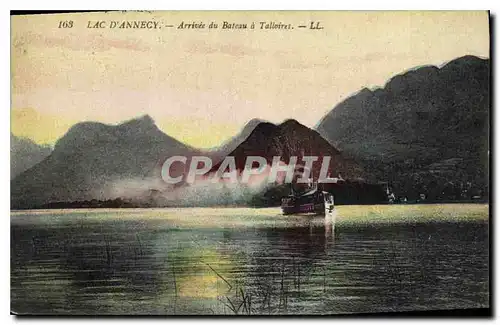 Cartes postales Lac d'Annecy Arrive du Bateau a Talloires