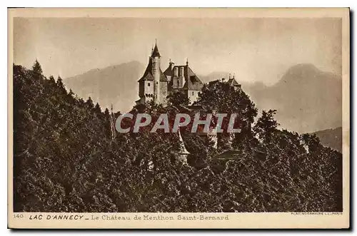 Cartes postales Lac d'Annecy Le Chateau de Menthon Saint Bernard