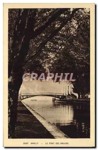 Cartes postales Annecy Le Pont des Amours