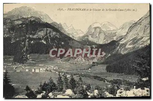 Cartes postales Pralognan et le Glacier de la Grande Casse