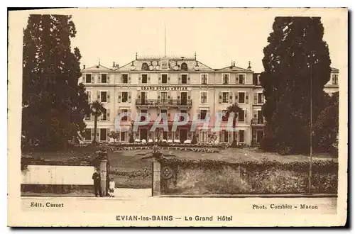 Cartes postales Evian les Bains Le Grand Hotel