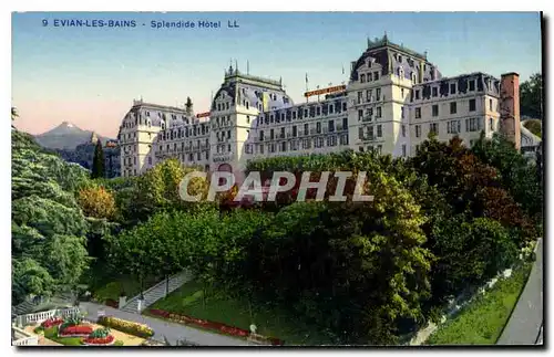 Cartes postales Evian les Bains Splendide Hotel