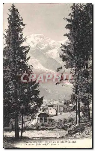 Cartes postales Chamonix et le Mont Blanc