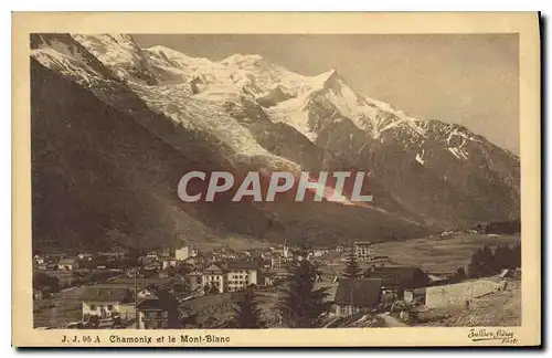 Cartes postales Chamonix et le Mont Blanc