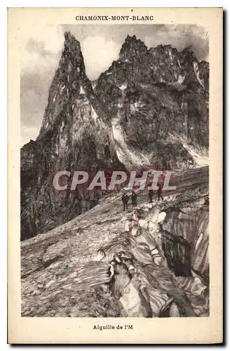 Cartes postales Chamonix Mont Blanc Aiguille de L'M