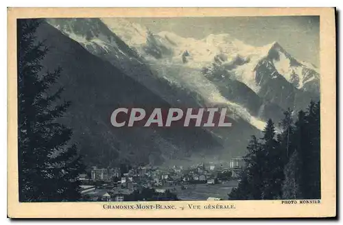 Cartes postales Chamonix Mont Blanc Vue generale