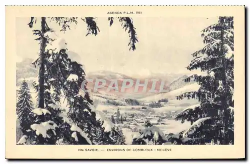 Cartes postales Hte Savoie Environs de Combloux Megeve