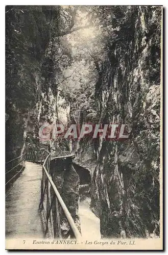 Cartes postales Environ d'Annecy Les Gorges du Fier