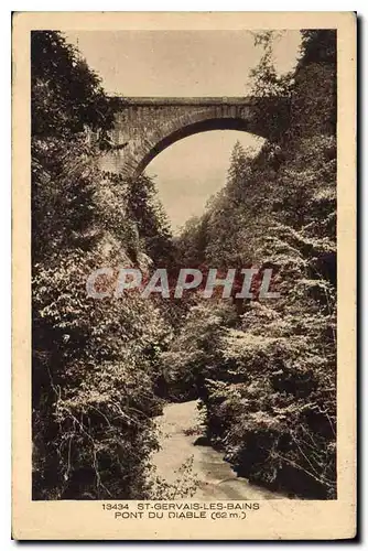 Cartes postales St Gervais les Bains Pont du Diable