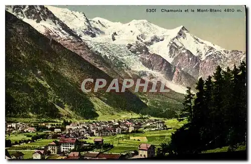 Cartes postales Chamonix et le Mont Blanc