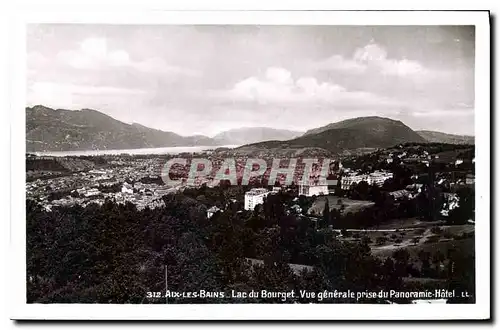 Cartes postales Aix les Bains Lac du Bourget Vue generale prise du Panoramic Hotel